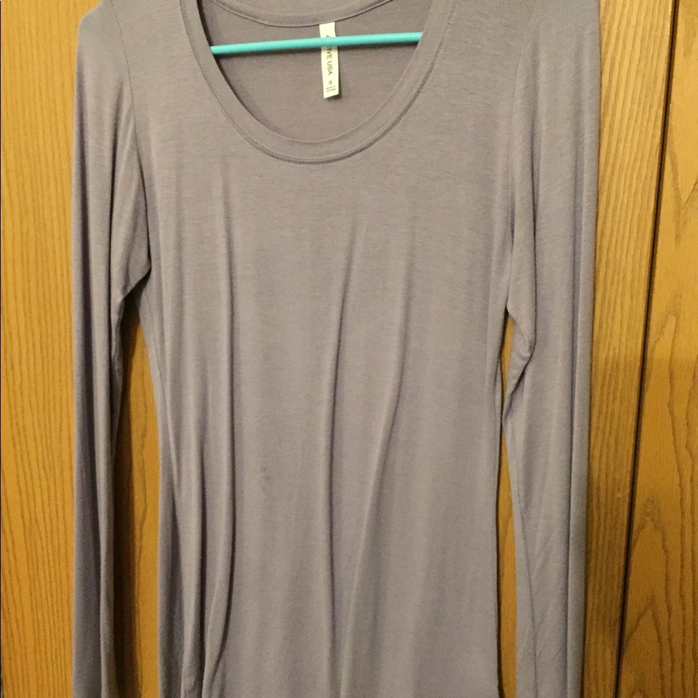 Purple shirt!